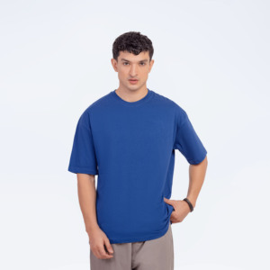 เสื้อยืดผ้าฝ้าย100% สำหรับผู้ชายเสื้อยืดธรรมดาพิมพ์โลโก้แบบกำหนดเองโอเวอร์ไซส์ - Product Image 1