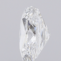 Diamant de 3 carats Fancy Vivid Pink Marquise Lab-Grown Emerald Cut Diamond VVS2 Clarity IGI Certified