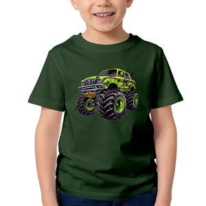 Lightweight Printed Cotton Short Sleeve Tshirt Boys Customized Color Custom Made Size Comfortable Daily Wear Summer OEM <b>Apparel</b> - Product Image 4