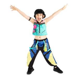 Disfraz de K-Pop Demon Hunters Zoey Core Look: Top, Pantalones y Brazalete - Novedad y Uso Especial - Product Image 5