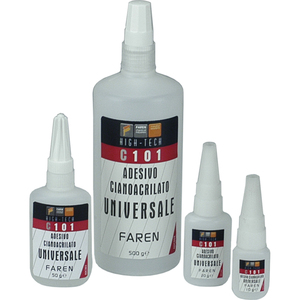 Adesivo Cianoacrilato Universale C101 50 gr. (Faren 1SB50G) - Product Image 1