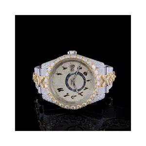 VVS1 Moissanite Luxury Watch, 32CT Moissanite Automatic Movement Watch Buy now at best price