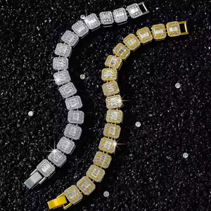 Pulsera de Plata 925 con Diamante Moissanita, Pieza de Joyería Refinada que Ofrece un Brillo Brillante, Diseño Equilibrado y Sofisticado - Product Image 6