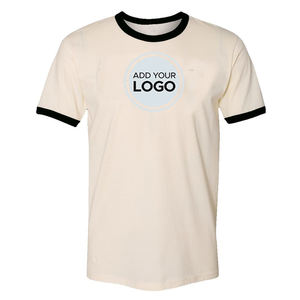 Logotipo personalizado de los hombres para el siguiente nivel Ringer Camisetas Algodón Poliéster Mezcla Venta al por mayor Pedidos al por mayor Logotipo personalizable - Product Image 3