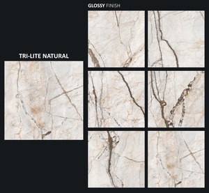 Nouveau Design Marbre 800x800mm Porcelaine 80x80cm Carreaux Polis Vente En Gros Madagascar - Product Image 2