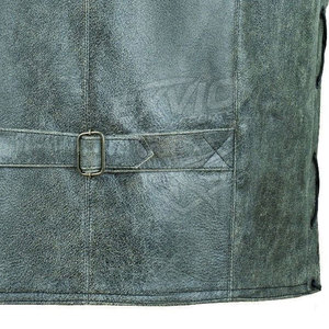 Wholesale Latest Design Breathable Men <b>Leather</b> Vest Best Quality Top Selling Low MOQ Men <b>Leather</b> Vest For Online Sale - Product Image 6