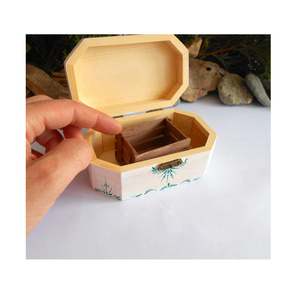 กล่องใส่เครื่องประดับไม้ดิบ ขายส่ง ผู้ผลิตชั้นนำ งานฝีมือดีไซน์ล่าสุด กล่องใส่เครื่องประดับไม้ - Product Image 5