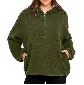 Cómoda Sudadera con capucha corta para mujer suave algodón uso diario OEM impresión personalizada proveedor - Product Image 1