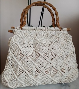 Bolso Boho macramé funcional y de moda para mujer con Diseño Artesanal y características ecológicas - Product Image 5