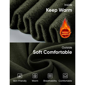 Vente en gros de sweats à capuche unisexes à imprimé logo personnalisé de haute qualité avec bas côtelé et cordon de serrage grande taille pour hommes - Product Image 4