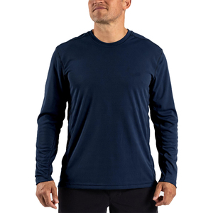 Chemise d'entraînement à manches longues pour hommes Sports Gym Running Outdoor Sportswear Jersey personnalisable Respirant Men Fitness Tops - Product Image 4