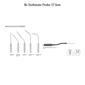 Bipolar Micro ENT Bi-Turbinate Aguja Electrodos Pinzas de coagulación Instrumento quirúrgico para cirugía fina - Product Image 2