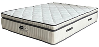 Tête de lit Brazier en mousse antibactérienne avec matelas à ressorts ensachés, housse amovible, design contemporain, usage hospitalier, toutes tailles, chambre à coucher