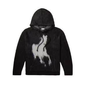 เสื้อฮู้ดมอแฮร์ผู้ชายไซส์ใหญ่ ขายส่ง ผู้ผลิต OEM ผ้าเนื้อนุ่ม อุ่นสบาย จัดส่งรวดเร็ว เสื้อฮู้ดมอแฮร์ผสมผ้าสำหรับผู้ชายแบบมีซิป OEM - Product Image 1