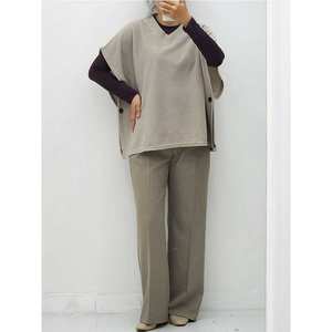 กางเกงขากว้างสำหรับผู้หญิงกางเกงขายาวสำหรับสาวออฟฟิศสไตล์แฟชั่นฤดูใบไม้ผลิฤดูใบไม้ร่วง - Product Image 4