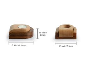 Jugnu U' Wooden Tea Light <b>Holder</b> <b>Tealight</b> <b>Holder</b> for Wedding Centerpieces for Home Decoration Farmhouse decor - Product Image 6