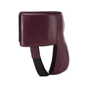 Hot Selling Comfortable Boxing Groin Guard Low MOQ Cowhide Leather Boxing Groin Guard for Sale - Product Image 6