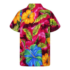 Chemise de plage personnalisée de haute qualité OEM pour hommes Chemises hawaïennes confortables avec logo personnalisé Chemise nouveau design pour hommes - Product Image 6