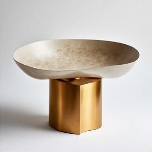 Crown Nest Royal Serving Bowl en forma redonda personalizada para el hogar Hotel Wedding Serving Decoration Use Bowl - Product Image 1