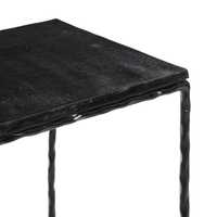 Populaire Unique Mince En Fer Forgé En Métal Noir De Luxe Moderne En Métal Console Table flèche Table D'entrée Long Salon Meubles