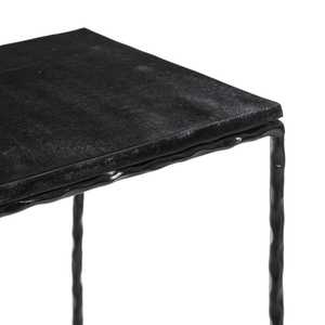 Popular único Delgado hierro forjado Metal negro lujo moderno Metal consola Mesa flecha entrada mesa larga sala de estar muebles - Product Image 3