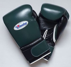 Meilleurs gants de boxe 14oz/8oz en cuir personnalisables avec sangle de poignet réglable à boucle et crochets pour adultes - Product Image 1