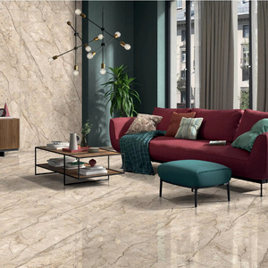 Carreaux en porcelaine émaillée moderne au design italien Coralito Beige solide anti-dérapant pour l'application de la salle d'école de l'appartement du centre commercial de l'hôtel - Product Image 1