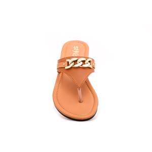 Sandalias Casuales Color Mostaza para Mujer - Product Image 1