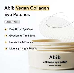 [ABIB] Patchs pour les yeux au collagène, gelée de rose de Jéricho, 90g, 60 pièces, vente en gros, maquillage du visage, soin de la peau, cosmétique - Product Image 2