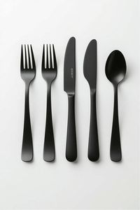 Stainless steel cutlery <b>set</b> <b>silver</b> finished, where timeless charm meets modern elegance for every dining occasion - Product Image 6