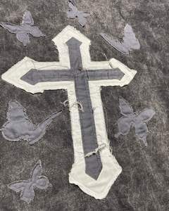 Sweat-shirts à capuche personnalisés en patchwork avec logo, combinaison de tissus uniques, sweat-shirt à capuche, commande en gros, fabricant OEM - Product Image 5