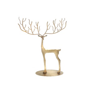 Organisateur de bijoux élégant en bois de cerf | Une sculpture de cerf élégante et fonctionnelle pour stocker et afficher vos pièces préférées - Product Image 2