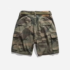 Pantalones cortos de playa de verano personalizados para hombre, pantalones cortos informales estampados de lona, poliéster, cierre de cordón, tejido de punto, cintura media, bolsillos calientes - Product Image 2