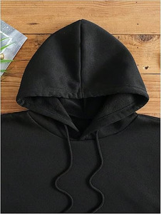 Hoodies pour hommes graphique lettre imprimé à manches longues sweat-shirt à cordon hauts pullover avec poche - Product Image 3