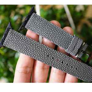 Vente en gros de bracelets de montre Luxali Stingray en cuir 20mm personnalisés, meilleur fournisseur vietnamien - Product Image 1