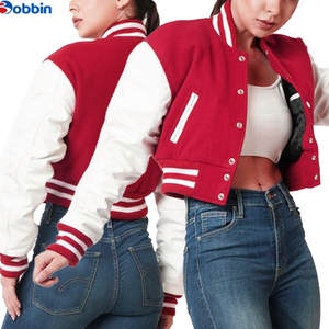 Veste universitaire matelassée à motif personnalisé, longueur courte, vêtement décontracté avec fonction réversible et respirante, taille XL, motif uni - Product Image 6