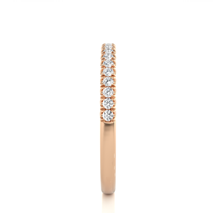 Laboratuvarda Yetiştirilmiş Elmas Nişan Yüzüğü Sertifikalı 14 Ayar Som Altın Söz Yüzüğü Kadınlar İçin Tektaş Halo Yuvarlak Yüzük - Product Image 2