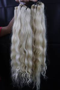 ผมมนุษย์ผมชาวอินเดียเรมี่เกรด9A ผมช่อเป็นลอนธรรมชาติขนาด28นิ้วยืดได้ - Product Image 4