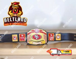 Ceinture de champion des San Francisco 49ers pour adultes, confortable et durable, taille haute, tailles 2 mm et 4 mm, en zinc - Product Image 3