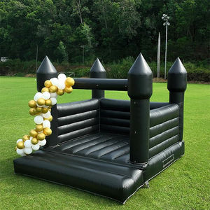 Kommerzielle Party Miete Hochzeit Geburtstag Hüpfburg 19 Fuß groß aufblasbares Hüpfburg weißes Hüpfhaus mit Weichspiel-Ballloch - Product Image 5