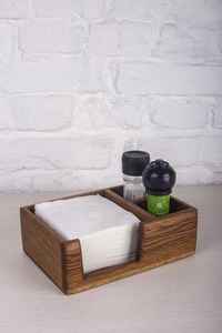 Meilleures ventes Anneaux de serviette en bois écologiques de style classique Distributeur de mouchoirs avec options personnalisables pour la maison ou le bureau - Product Image 4