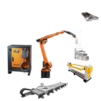 Robot de palettisation KUKA KR50 haute précision à 6 axes avec moteur de boîte de vitesses PLC et pince personnalisée pour le soudage
