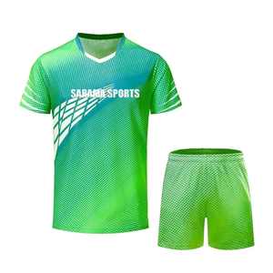 Uniforme de Tenis al por Mayor, Ropa de Tenis de Mesa de Súper Calidad, Camiseta y Pantalones Cortos de Bádminton para Hombre, Transpirable para Uniforme de Tenis - Product Image 1