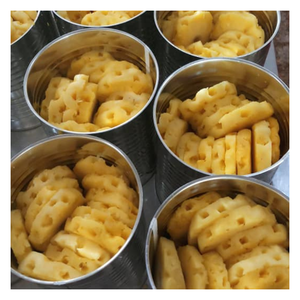 แหวนสับปะรดกระป๋องแสนอร่อยพร้อมทานสีเหลืองธรรมชาติไม่มีสารปรุงแต่งเทียมเหมาะสำหรับใช้ในบ้านใช้ในเชิงพาณิชย์ - Product Image 1