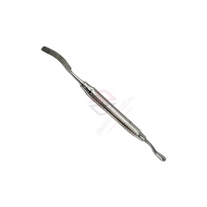 Lima de hueso manual de doble punta de acero inoxidable premium para odontología, mango de lima de hueso Miller pulido de alta calidad y reutilizable - Product Image 3