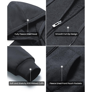 Sweat-shirt personnalisé en molleton 100 % coton pour homme, broderie personnalisée, impression sérigraphique, streetwear écologique d'automne - Product Image 4