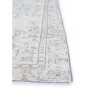 Tapis en laine noués à la main de style vintage ivoire Pae-350 pour la décoration de la maison - Product Image 4