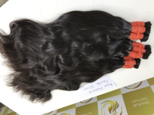 Cabello Vietnamita Virgen Liso de Seda de 60 cm, Color Negro, Trama Doble, Perfección - Product Image 5