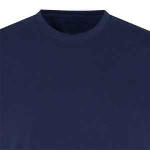 Navy Plain T-Shirt <b>Pajama</b> Set | 100% Cotton Woven Lounge Set Soft & Breathable Half Sleeve Sleepwear with O-neck Tee & <b>Pants</b> - Product Image 4