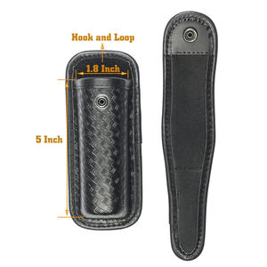 Estuche Ligero de Cuero para Gas Pimienta con Llavero, Cierre de Seguridad, Accesorio de Autodefensa - Product Image 4